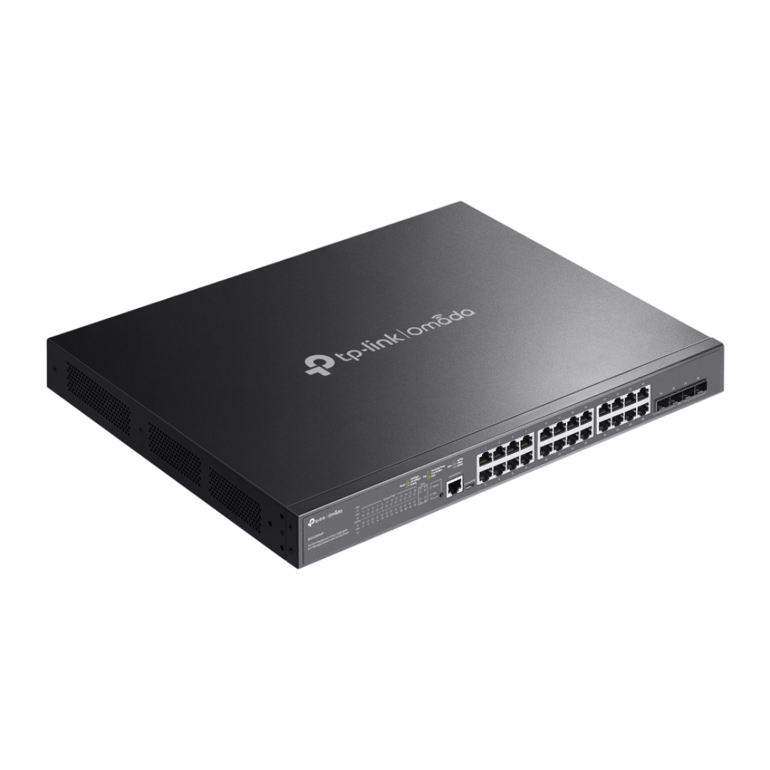 SG3428XMP - Omada 24-Port Gigabit and 4-Port 10GE SFP+ L2+ Managed Switch with 24-Port PoE+