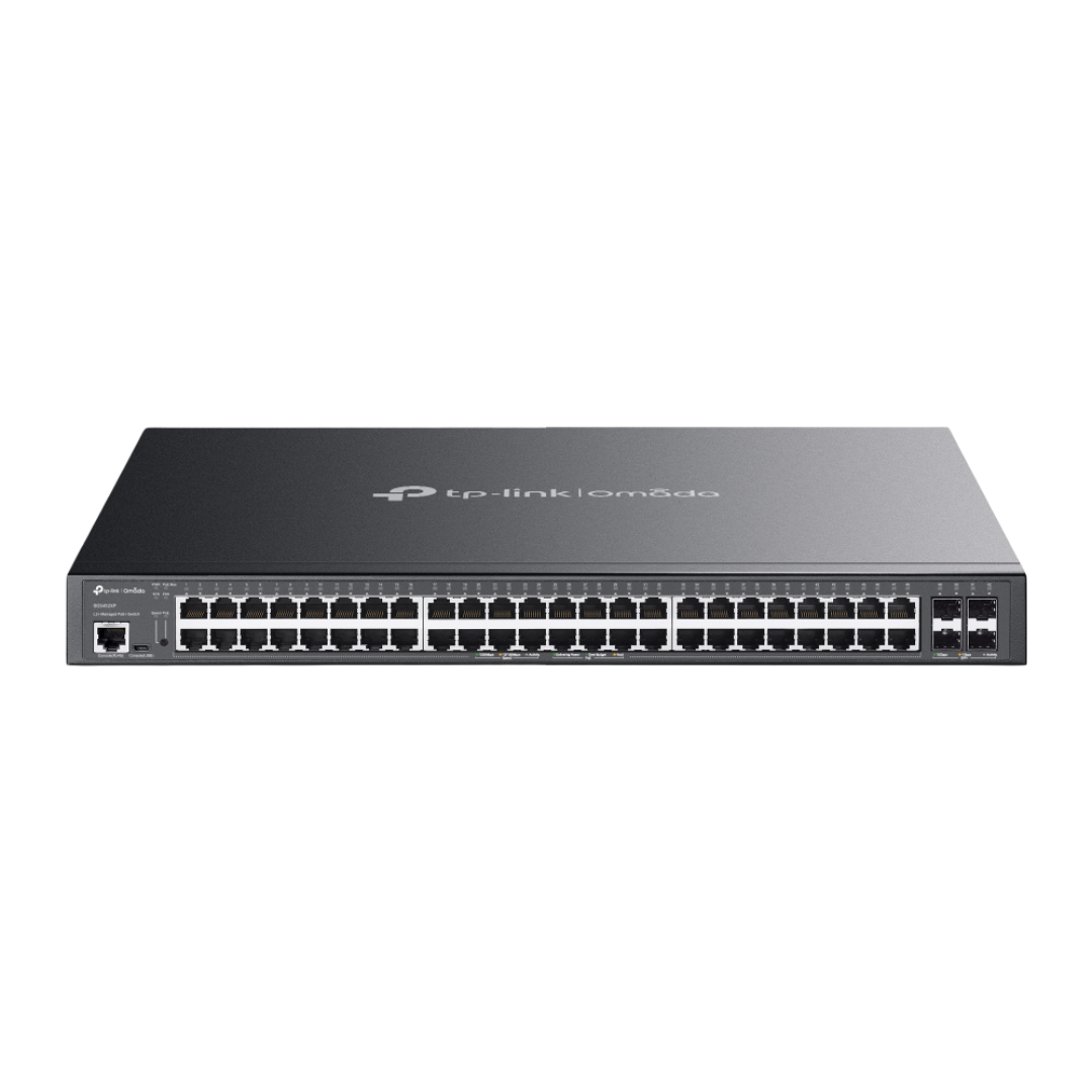 SG3452XP - Omada 48-Port Gigabit and 4-Port 10GE SFP+ L2+ Managed Switch with 48-Port PoE+