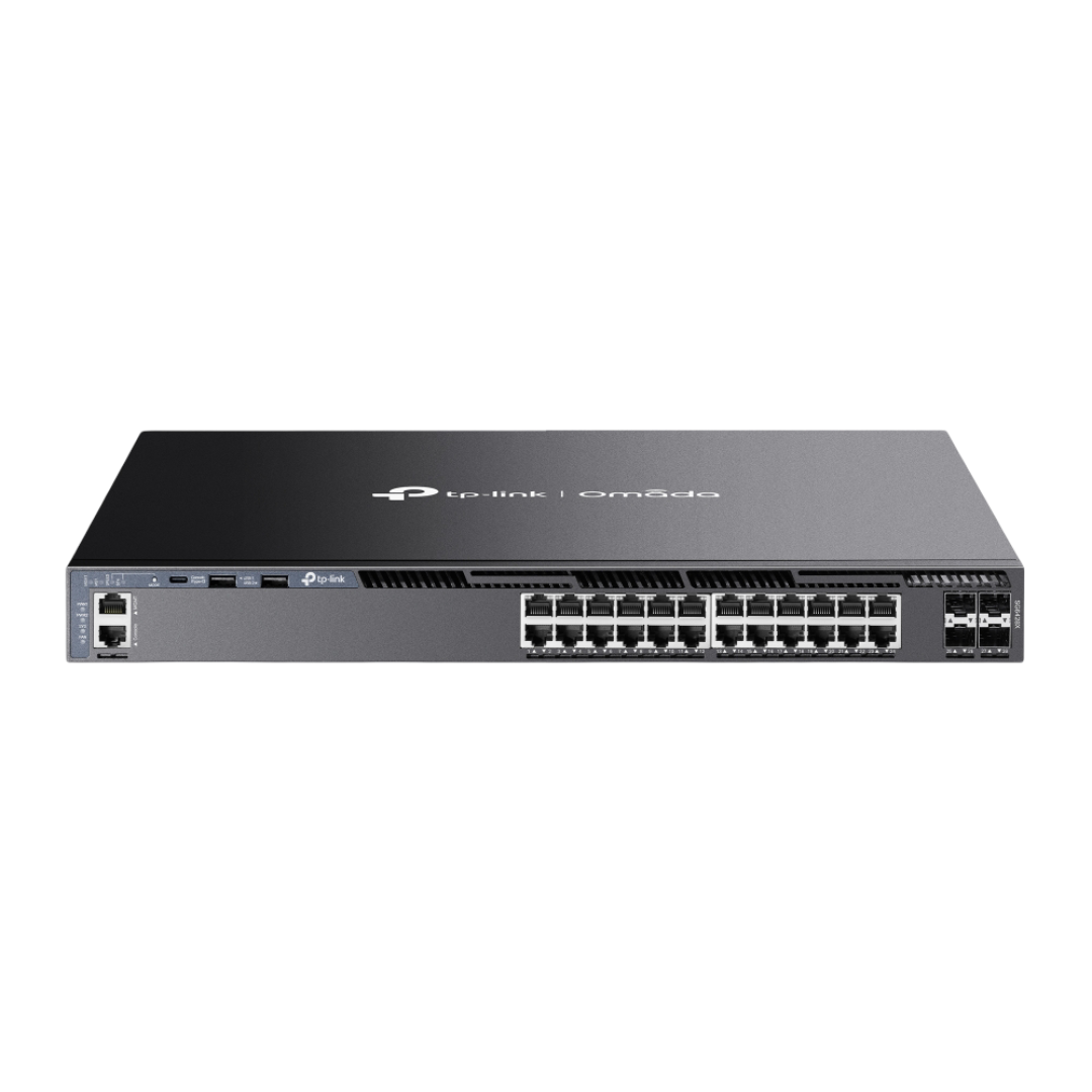 SG6428X - Omada 24-Port Gigabit Stackable L3 Managed Switch with 4 10GE SFP+ Slots