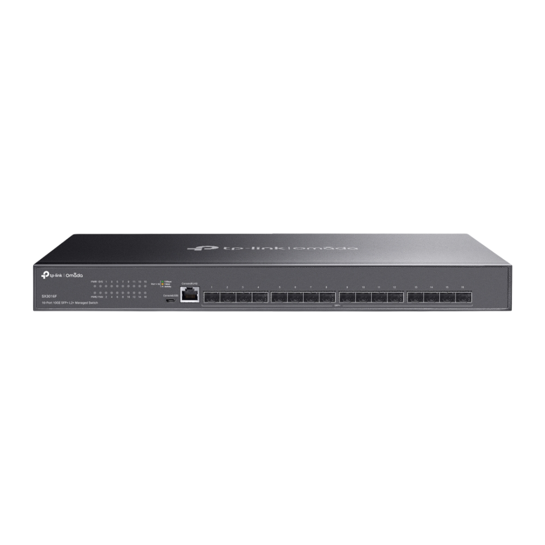 SX3016F – Omada 16-Port 10GE SFP+ L2+ Managed Switch