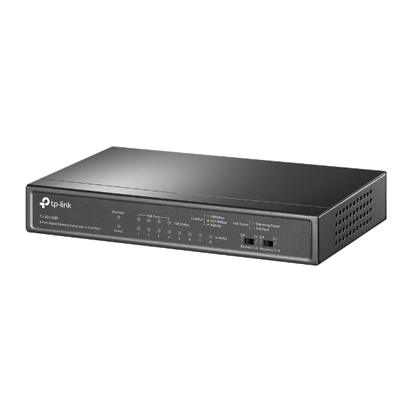 TP-Link 8-Port Gigabit Desktop Switch with 4-Port PoE Unmanage (TL-SG1 ...