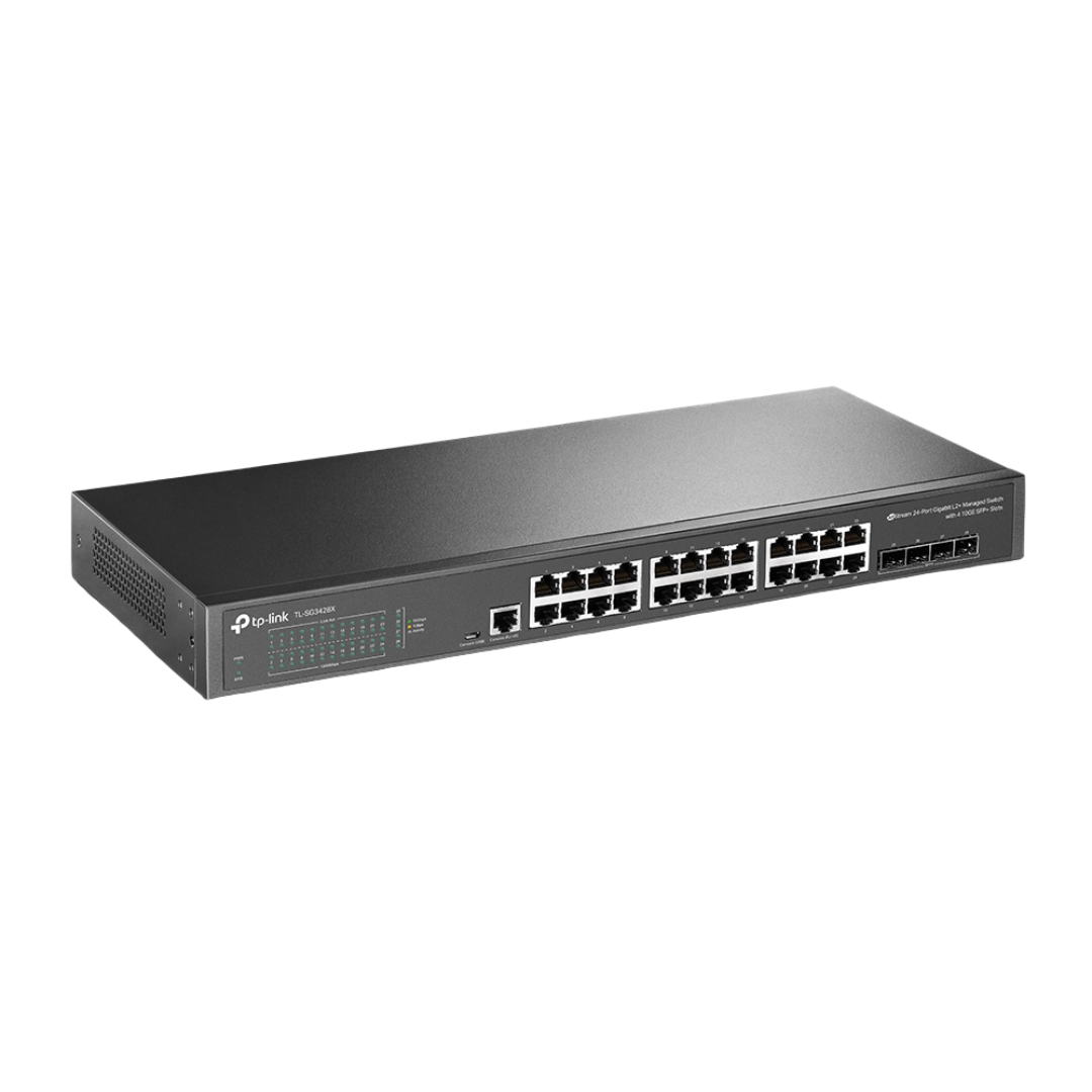 SG3428X - Omada 24-Port Gigabit L2+ Managed Switch with 4 10GE SFP+ Slots
