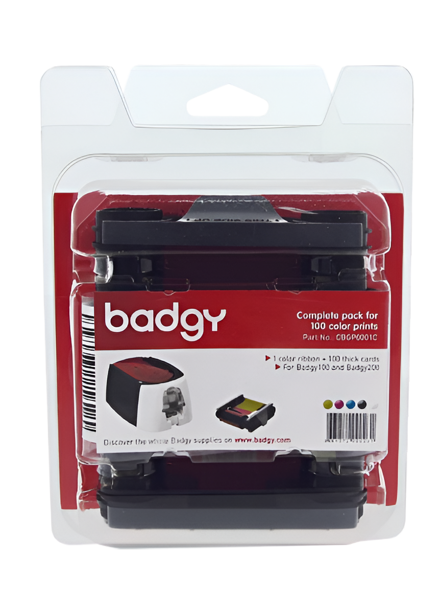 Colour ribbon for 100 prints Badgy100 & Badgy200