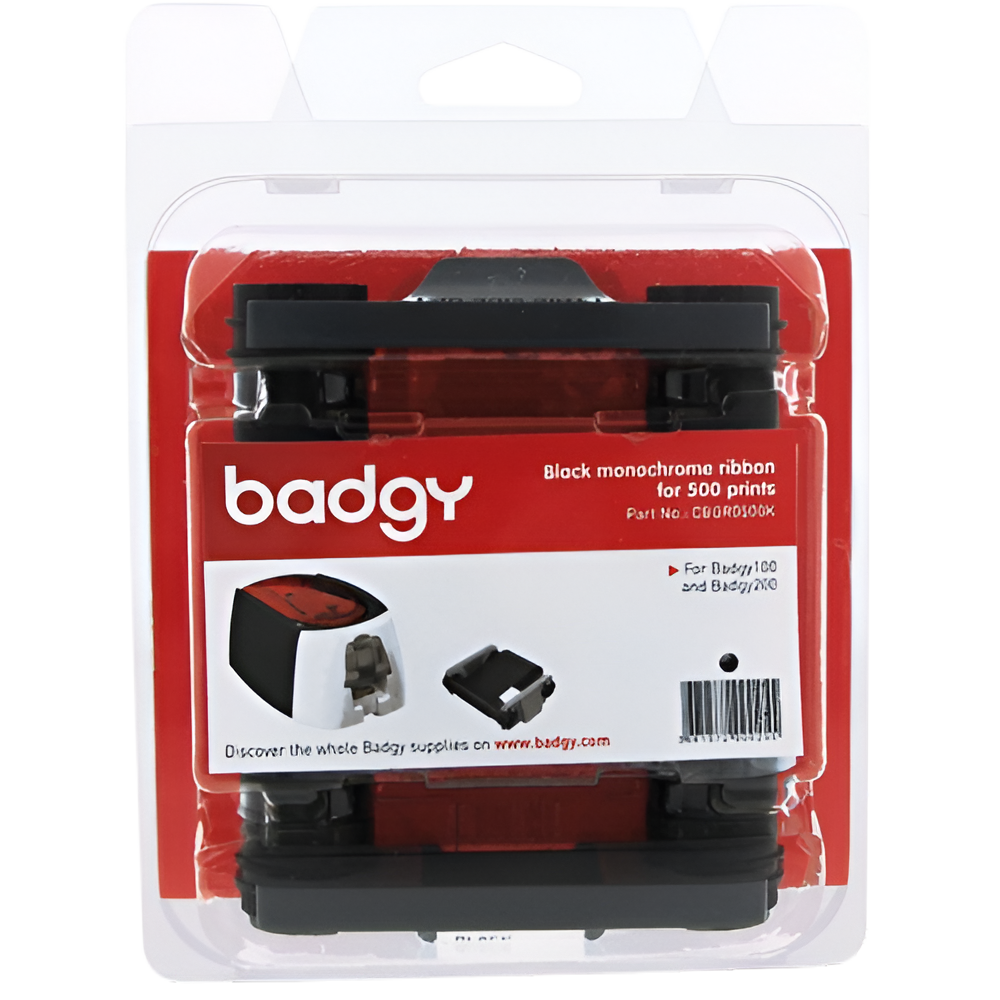 Black ribbon for 500 prints Badgy100 & Badgy200