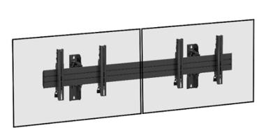 Two Screens Menu Board Wall Mount - BM2302